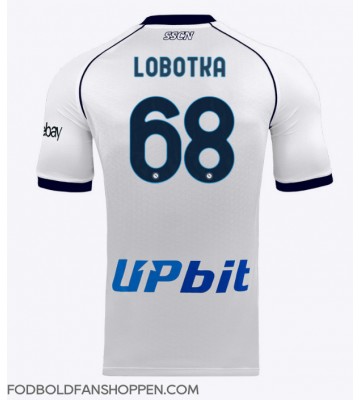 SSC Napoli Stanislav Lobotka #68 Udebanetrøje 2023-24 Kortærmet